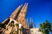 Barcelona, Sagrada Famlia by Gaudi, Tower, Pinacles,