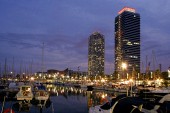 spain, Barcelona, Barceloneta harbor,